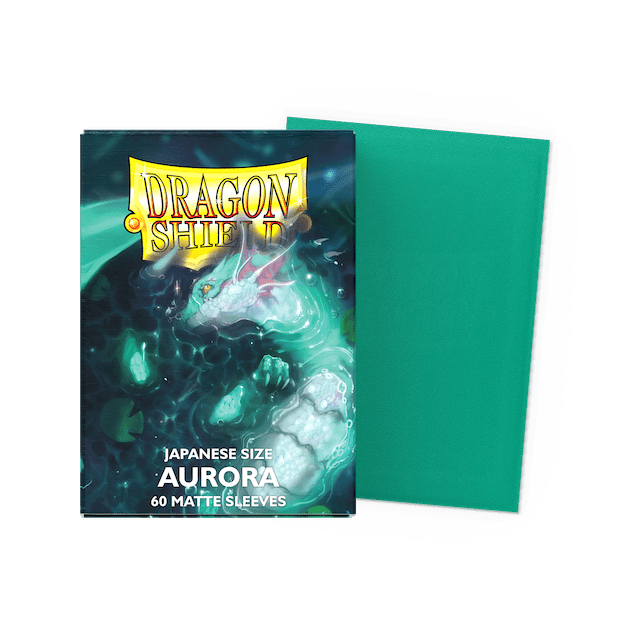 Dragon Shield - Japanese Size Matte Sleeves (60 ct.) - Emerald