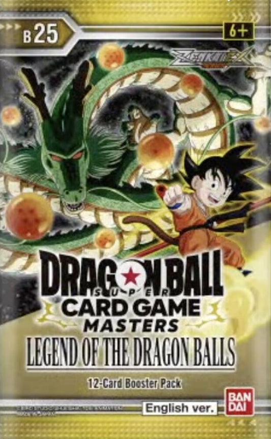 Dragon Ball Super Card Game: Masters - Legend of the Dragon Balls Booster Pack