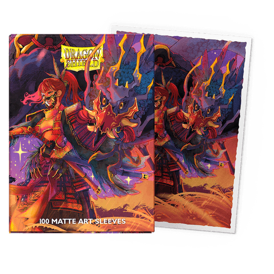 Dragon Shield 100 Count Sleeves Standard Matte Art - The Fallen