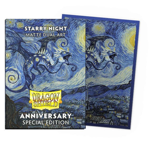 Dragon Shield 100 Count Sleeves Matte Dual Art Starry Night