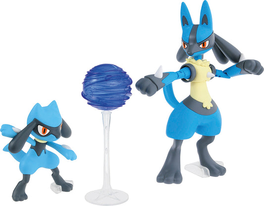 Bandai: Pokemon Model Kit - Riolu & Lucario