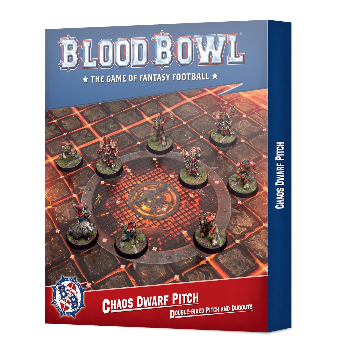 Blood Bowl: Chaos Dwarf Team - Pitch and Dugouts Set