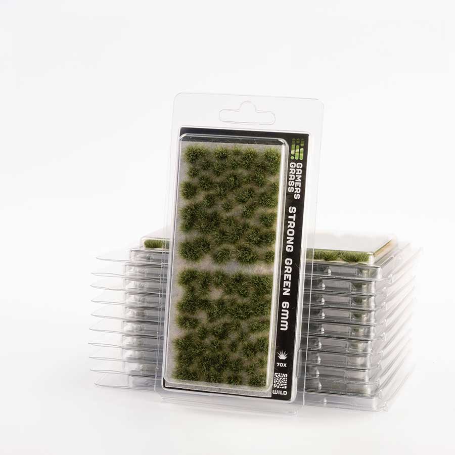 GamersGrass: Strong Green 6mm Wild Tufts