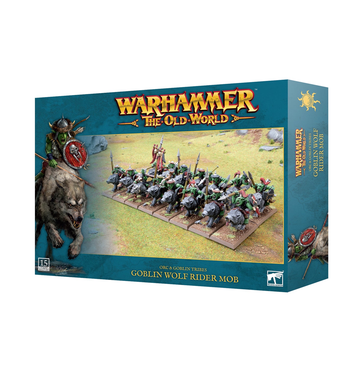 Warhammer the Old World: Orc & Goblin Tribes - Goblin Wolf Rider Mob