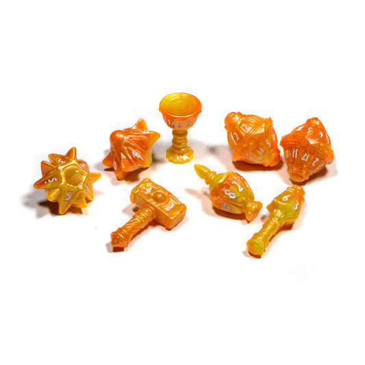 PolyHero: Cleric 8 Dice Set - Sunstorm