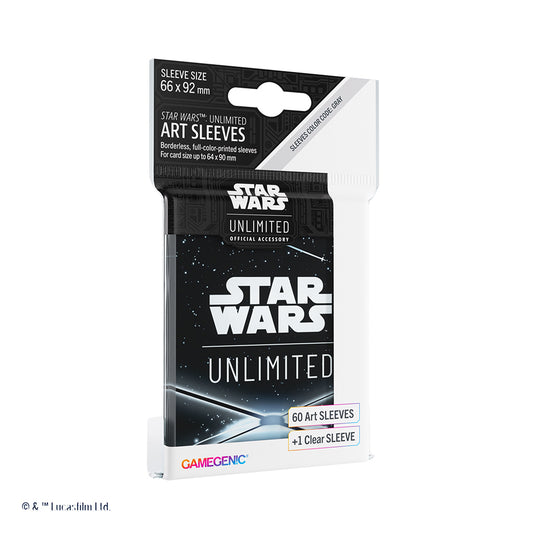 Star Wars Unlimited: Art Sleeves Card Back Black