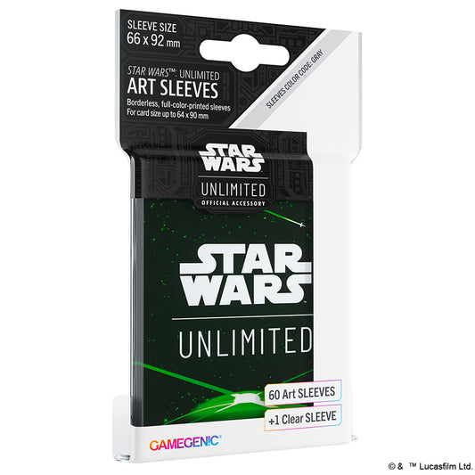 Star Wars Unlimited: Art Sleeves Card Back Green