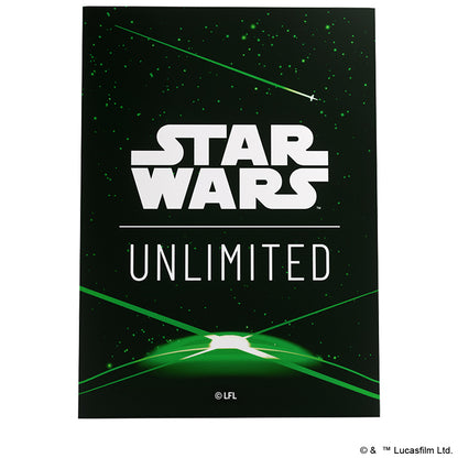 Star Wars Unlimited: Art Sleeves Card Back Green