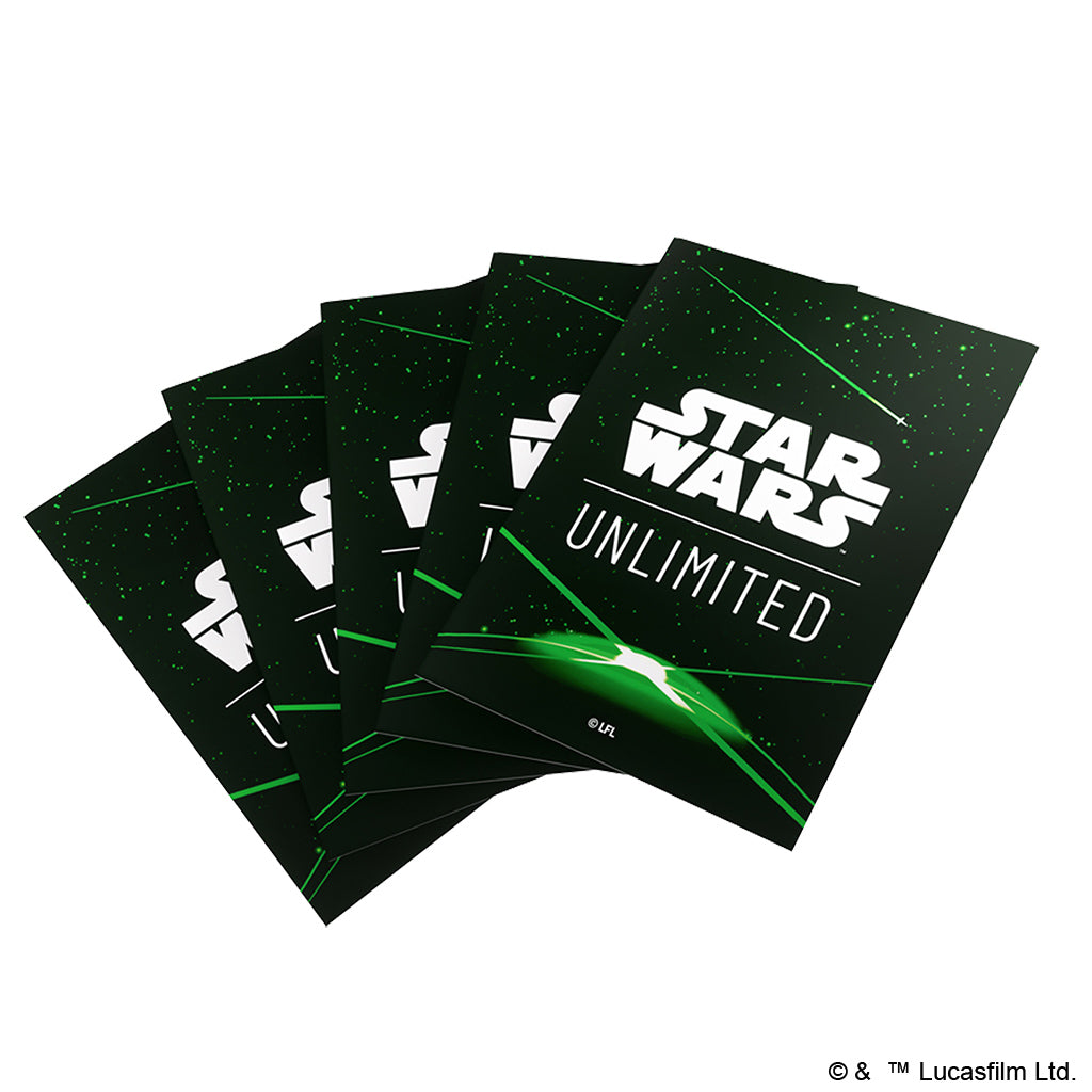 Star Wars Unlimited: Art Sleeves Card Back Green