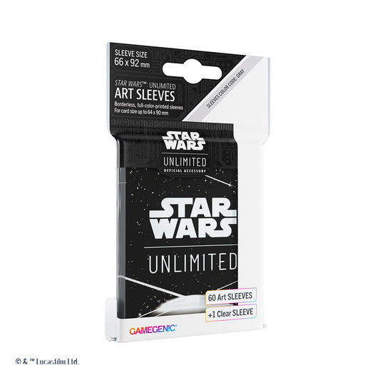 Star Wars Unlimited: Art Sleeves Card Back White