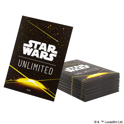 Star Wars Unlimited: Art Sleeves Card Back Yellow