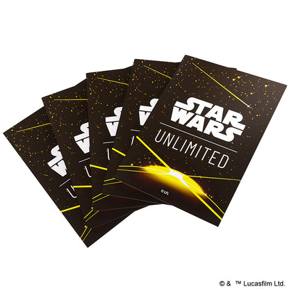 Star Wars Unlimited: Art Sleeves Card Back Yellow