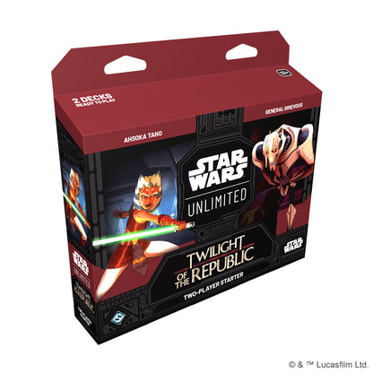 Star Wars Unlimited: Twilight of the Republic Two Player Starter Set