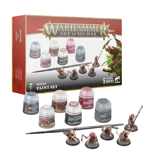 Warhammer Age of Sigmar Skaven + Paint Set (4th Edition)