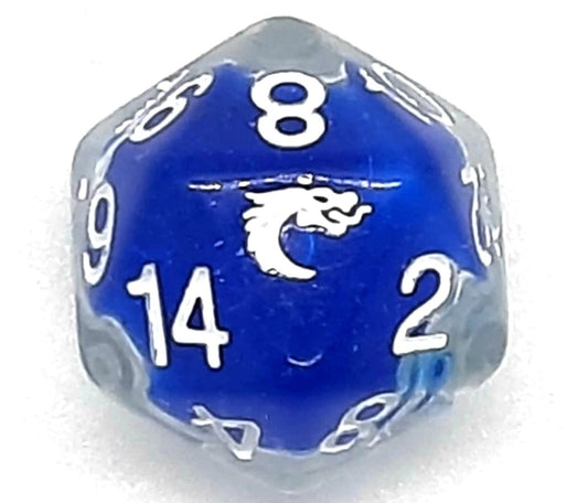 D20 Liquid Infused - Metallic Blue - Gamescape