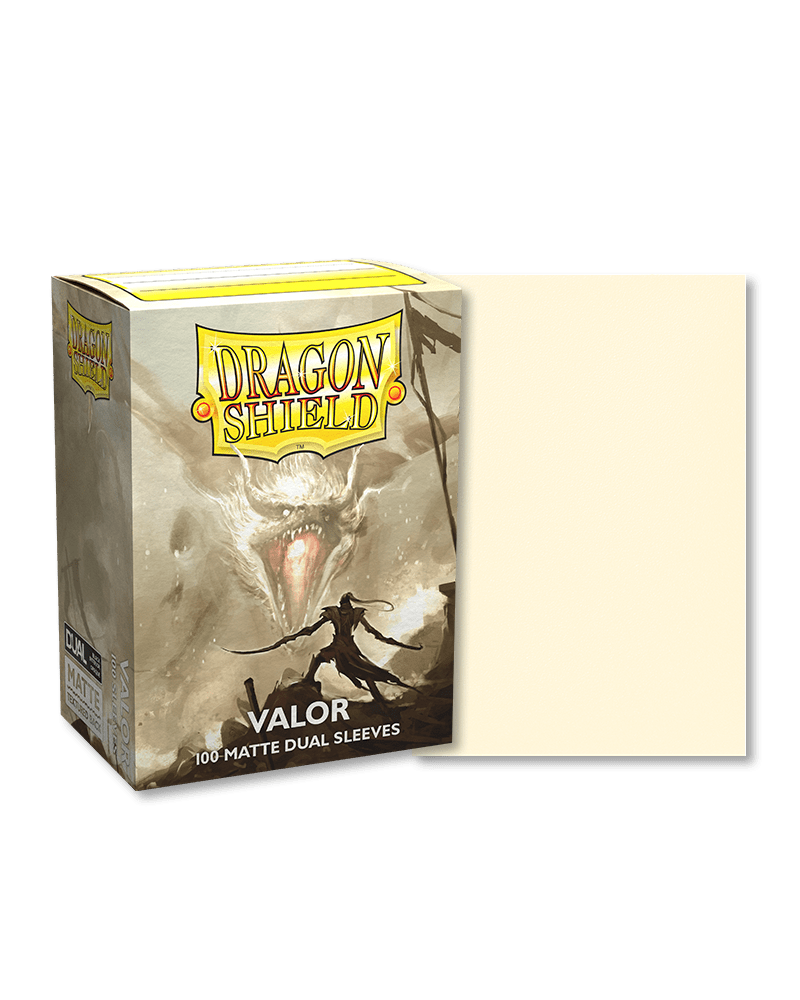 Dragon Shield 100 Count Sleeves Standard Matte Dual Valor - Gamescape