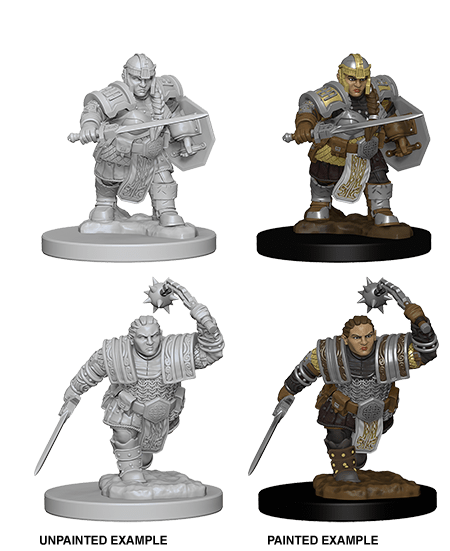 Dungeons & Dragons Nolzur's Marvelous Miniatures: Dwarf Female Fighter (Wave 2) - Gamescape