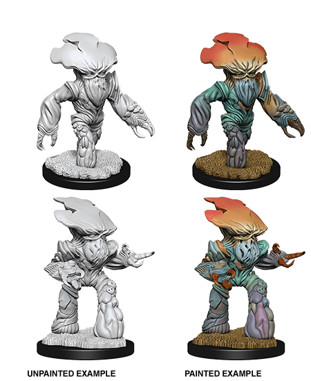 Dungeons & Dragons Nolzur's Marvelous Miniatures: Myconid Adults (Wave 6) - Gamescape