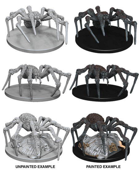 Dungeons & Dragons Nolzur's Marvelous Miniatures: Spiders (Wave 1) - Gamescape