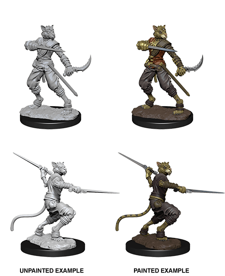 Dungeons & Dragons Nolzur's Marvelous Miniatures: Tabaxi Male Rogue (Wave 7) - Gamescape