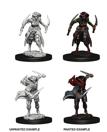 Dungeons & Dragons Nolzur's Marvelous Miniatures: Tiefling Female Rogue (Wave 7) - Gamescape