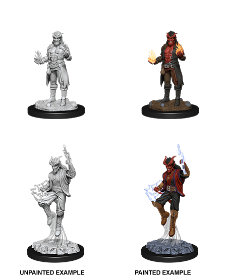 Dungeons & Dragons Nolzur's Marvelous Miniatures: Tiefling Male Sorcerer (Wave 12) - Gamescape