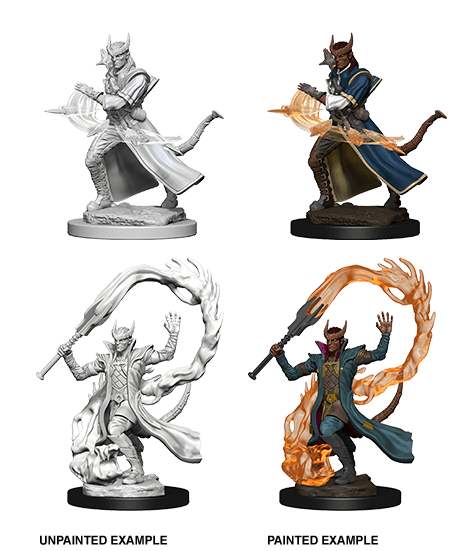 Dungeons & Dragons Nolzur's Marvelous Miniatures: Tiefling Male Sorcerer (Wave 4) - Gamescape