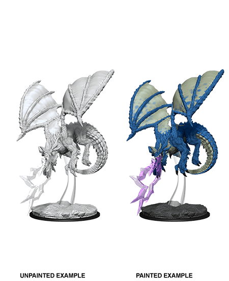 Dungeons & Dragons Nolzur's Marvelous Miniatures: Young Blue Dragon (Wave 8) - Gamescape