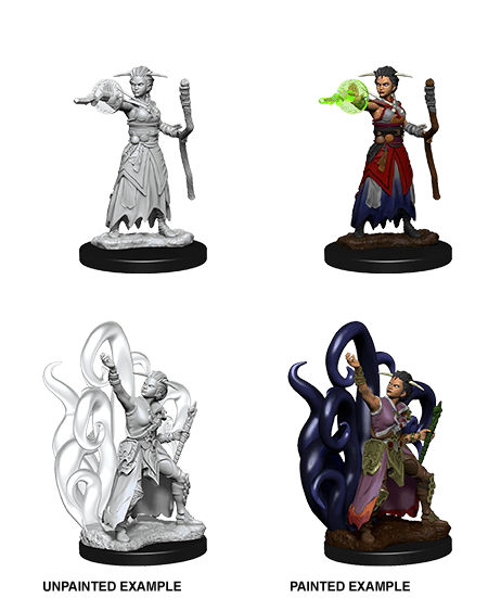 Nolzur's Marvelous Miniatures: Female Human Warlock (Wave 10) - Gamescape