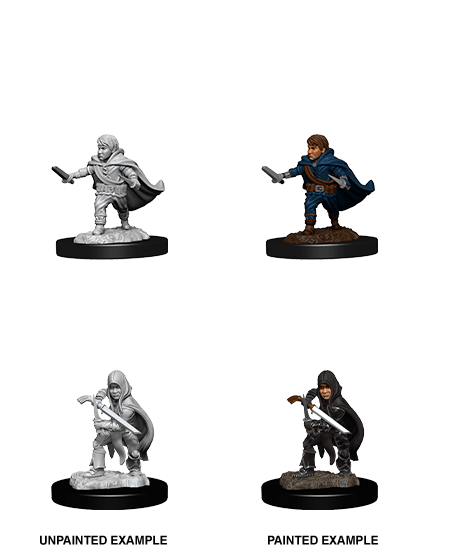 Nolzur's Marvelous Miniatures: Halfling Rogue Male (Wave 13) - Gamescape