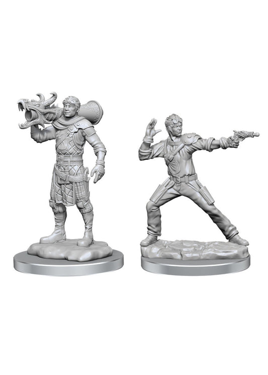 Nolzur's Marvelous Miniatures: Human Artificer & Human Apprentice (Wave 19) - Gamescape