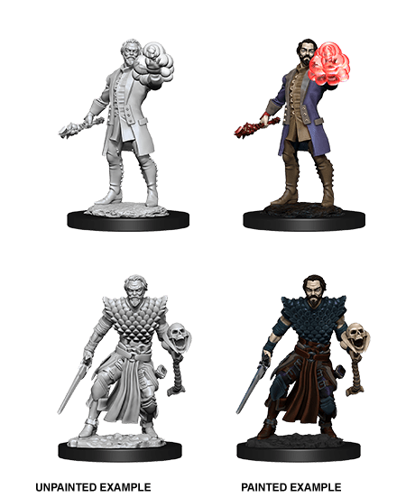 Nolzur's Marvelous Miniatures: Male Human Warlock (Wave 10) - Gamescape