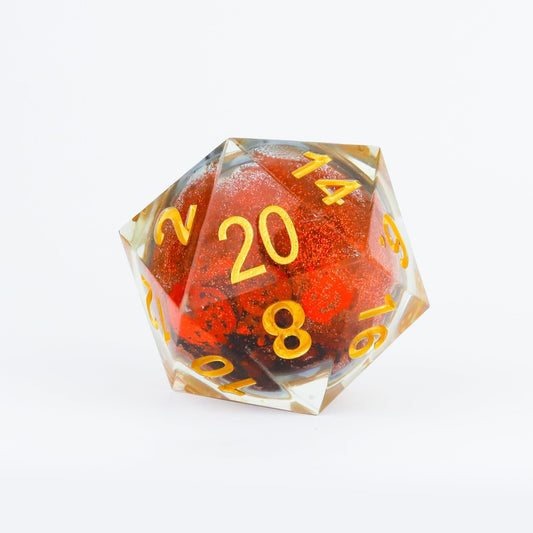 Sirius Dice: D20 54mm Snow Globe Halloween - Gamescape