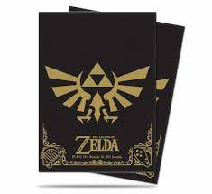 The Legend of Zelda: Black & Gold Standard Deck Protector Sleeves (65) - Gamescape